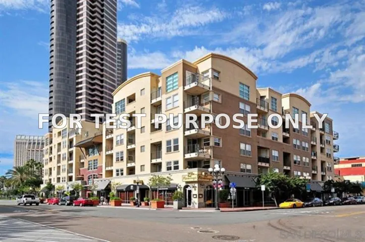 Demo/Test Data 350 K St. Unit 312, San Diego, CA 92101