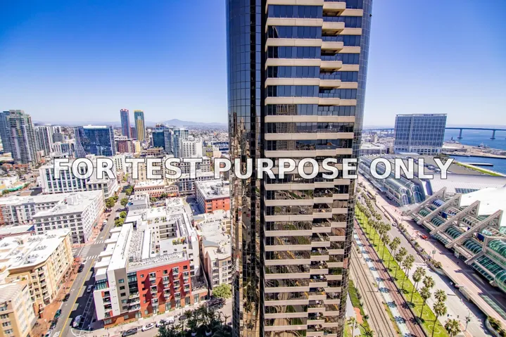 Demo/Test Data 100 Harbor Drive Unit 2805/6, San Diego, CA 92101