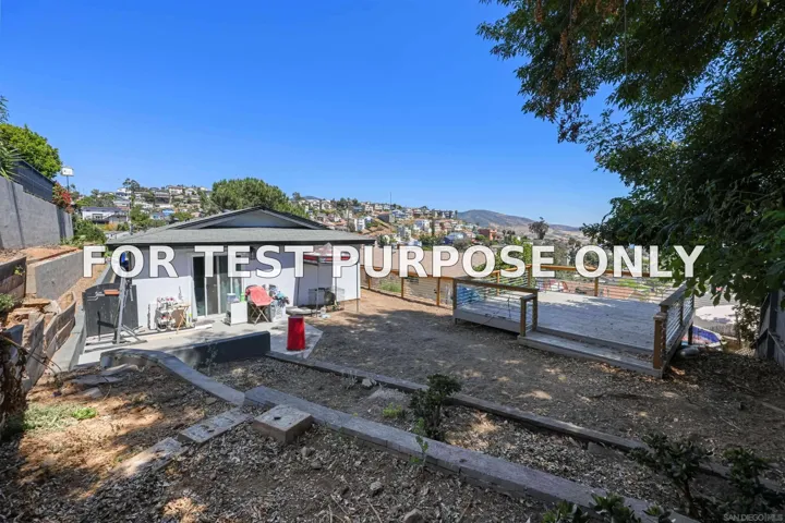 Demo/Test Data 1316 Capistrano Avenue, Spring Valley, CA 91977
