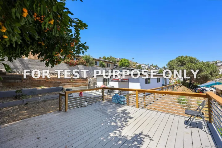 Demo/Test Data 1316 Capistrano Avenue, Spring Valley, CA 91977