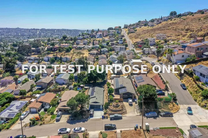 Demo/Test Data 1316 Capistrano Avenue, Spring Valley, CA 91977