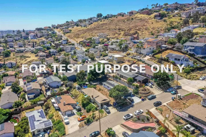 Demo/Test Data 1316 Capistrano Avenue, Spring Valley, CA 91977