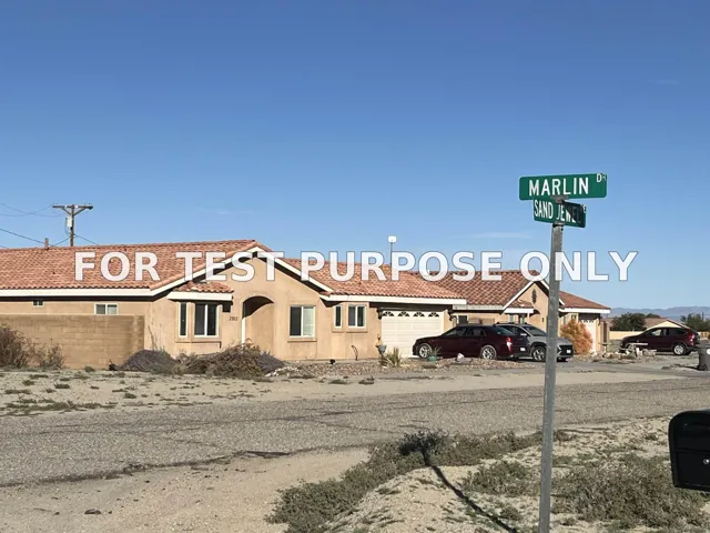 Demo/Test Data 2396 Marlin Dr Unit 01, Thermal, CA 92274