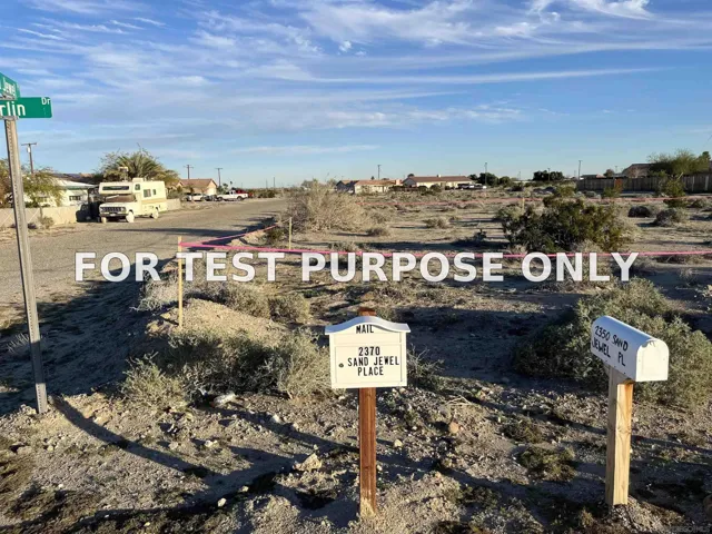 Demo/Test Data 2396 Marlin Dr Unit 01, Thermal, CA 92274