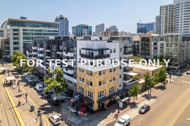 Demo/Test Data 550 Park Boulevard Unit 2103, San Diego, CA 92101