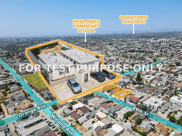 Demo/Test Data 4226-32 49th Street, San Diego, CA 92115