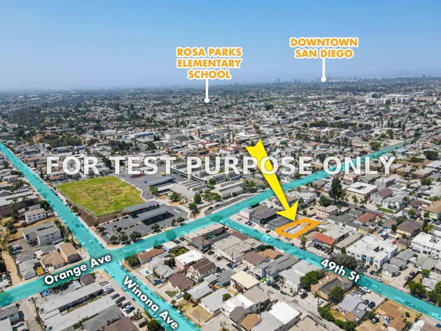 Demo/Test Data 4226-32 49th Street, San Diego, CA 92115