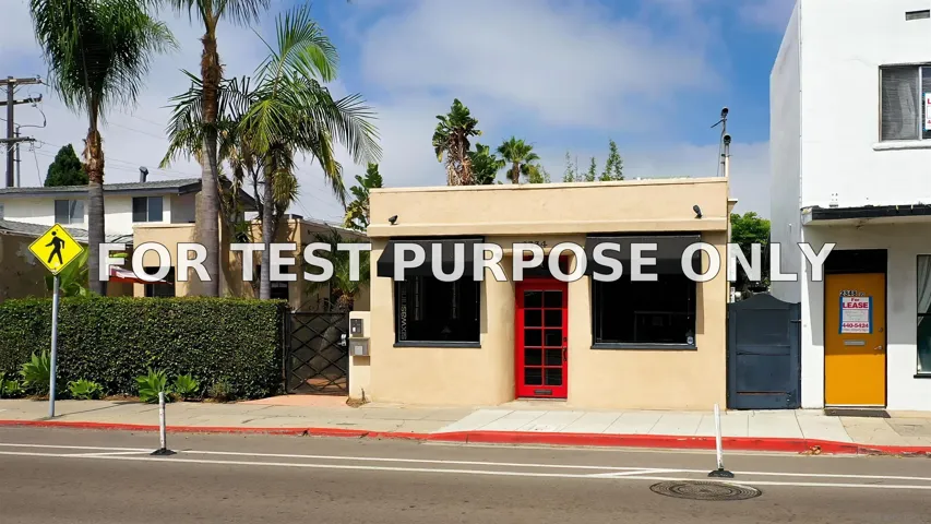 Demo/Test Data 2330-36 30th Street, San Diego, CA 92104