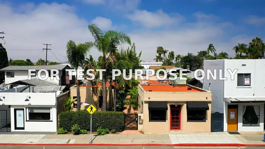 Demo/Test Data 2330-36 30th Street, San Diego, CA 92104