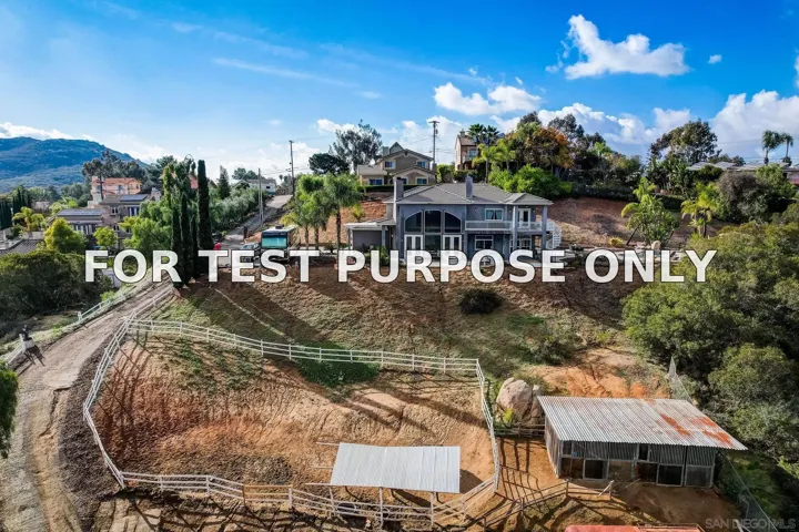 Demo/Test Data 410 Woodland Ln, El Cajon, CA 92021