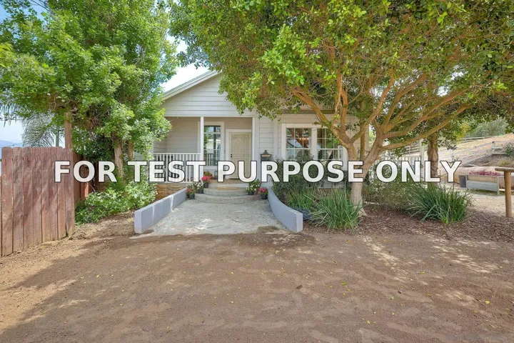 Demo/Test Data 410 Woodland Ln, El Cajon, CA 92021