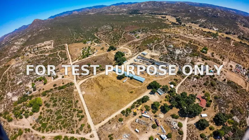 Demo/Test Data 1540 Campo Truck Trl Unit 1, Campo, CA 91906
