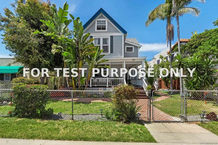 Demo/Test Data 870 D Avenue, Coronado, CA 92118