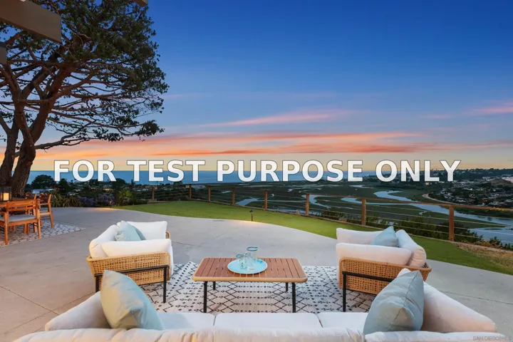 Demo/Test Data 633 Canyon Place, Solana Beach, CA 92075