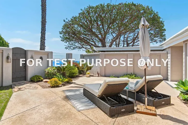 Demo/Test Data 633 Canyon Place, Solana Beach, CA 92075