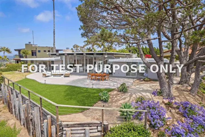 Demo/Test Data 633 Canyon Place, Solana Beach, CA 92075