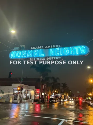 Demo/Test Data 4530 N 38th, San Diego, CA 92116