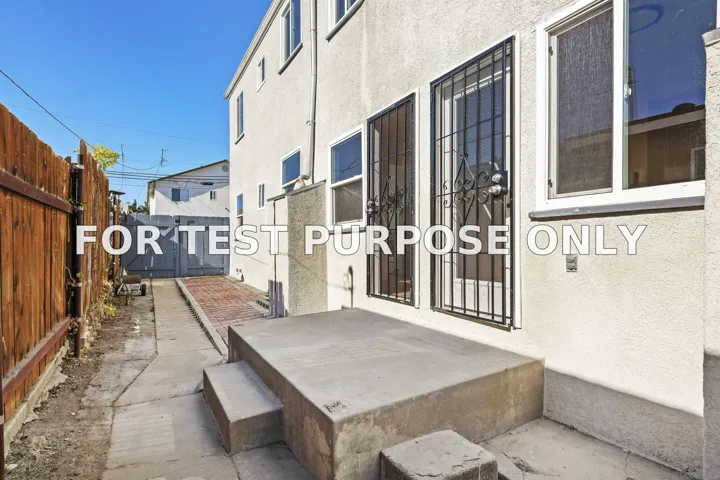 Demo/Test Data 4530 N 38th, San Diego, CA 92116