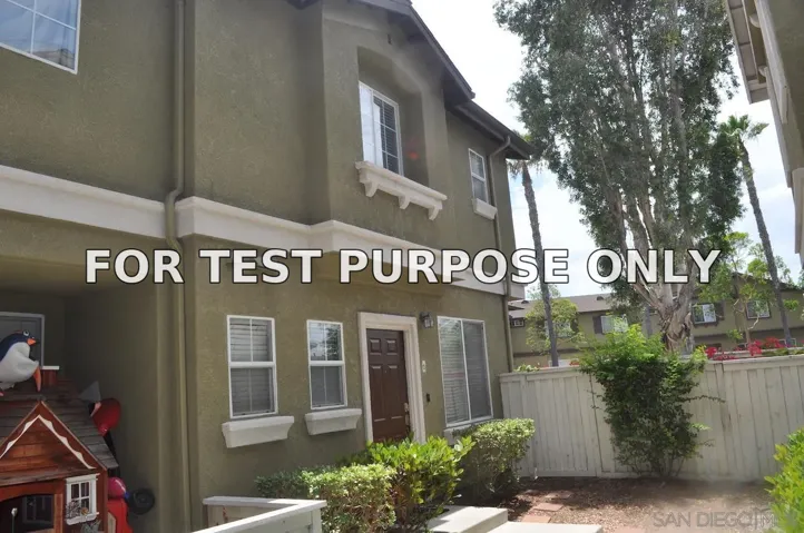 Demo/Test Data 1220 Aruba Cove Unit 6, Chula Vista, CA 91915