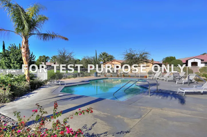 Demo/Test Data 164 Via Milano, Rancho Mirage, CA 92270