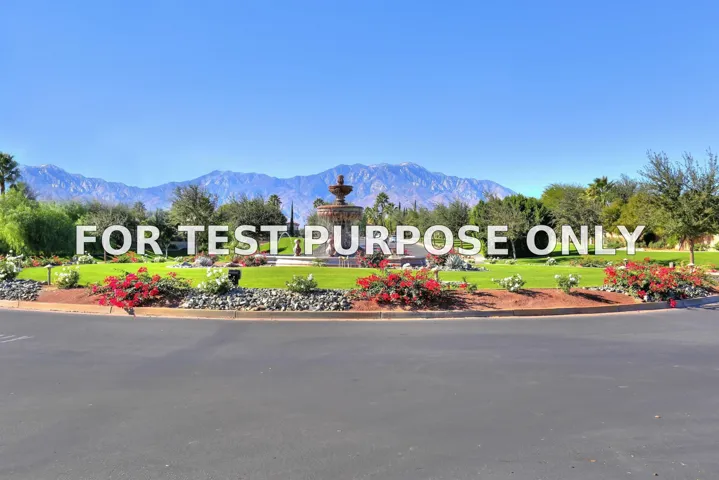 Demo/Test Data 164 Via Milano, Rancho Mirage, CA 92270