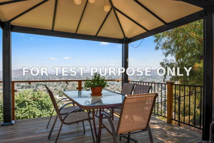 Demo/Test Data 1216 Merritt Drive, El Cajon, CA 92020