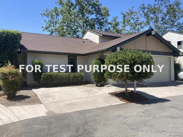 Demo/Test Data 530 Smoketree Glen, Escondido, CA 92026
