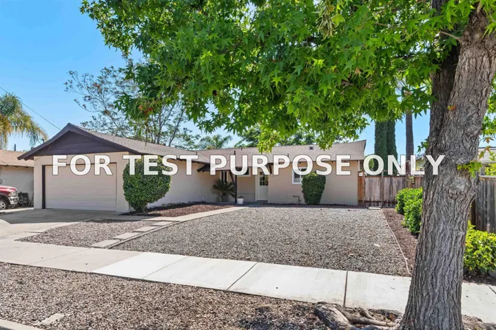 Demo/Test Data 12914 Morene St, Poway, CA 92064