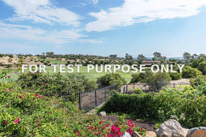 Demo/Test Data 8325 Santaluz Point, San Diego, CA 92127