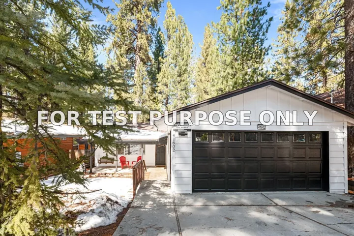 Demo/Test Data 41602 McWhinney Ln, Big Bear Lake, CA 92315