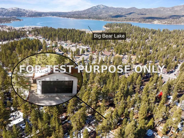 Demo/Test Data 41602 McWhinney Ln, Big Bear Lake, CA 92315