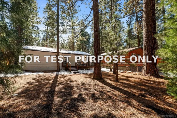 Demo/Test Data 41602 McWhinney Ln, Big Bear Lake, CA 92315