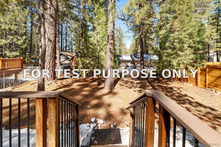 Demo/Test Data 41602 McWhinney Ln, Big Bear Lake, CA 92315