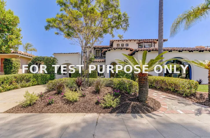 Demo/Test Data 5167 Edgeware Rd, San Diego, CA 92116