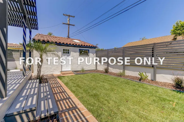Demo/Test Data 5167 Edgeware Rd, San Diego, CA 92116