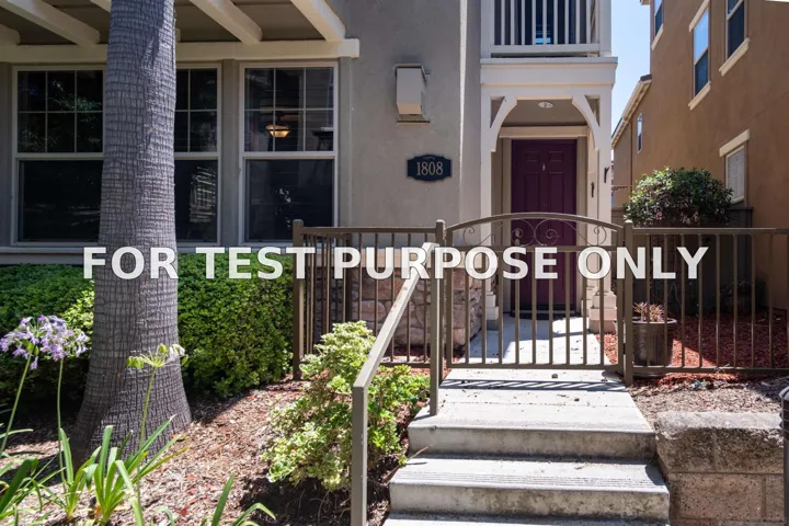 Demo/Test Data 1808 Cyan Lane, Chula Vista, CA 91913