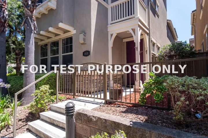 Demo/Test Data 1808 Cyan Lane, Chula Vista, CA 91913