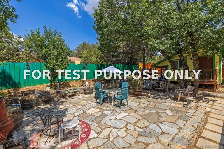 Demo/Test Data 2825 Lakeview Dr, Julian, CA 92036