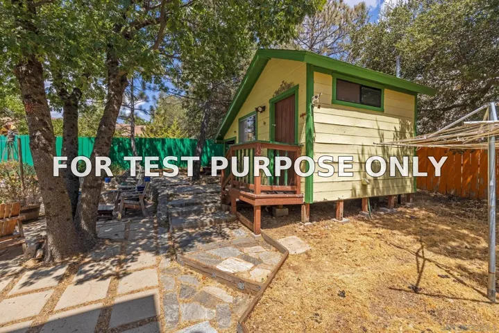 Demo/Test Data 2825 Lakeview Dr, Julian, CA 92036