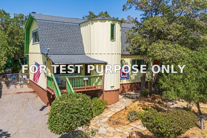 Demo/Test Data 2825 Lakeview Dr, Julian, CA 92036