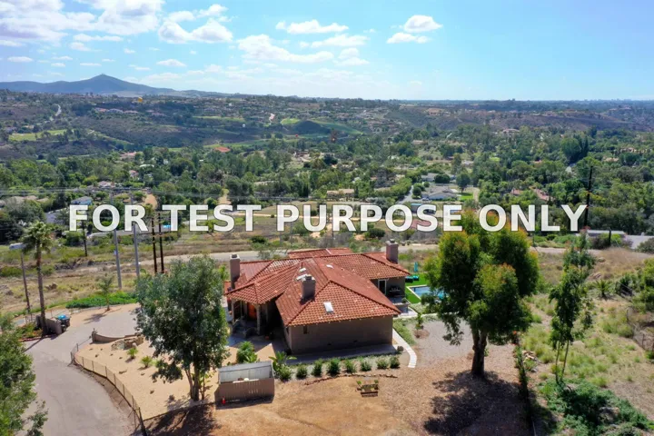 Demo/Test Data 7087 Rancho Santa Fe View Ct, Rancho Santa Fe, CA 92067