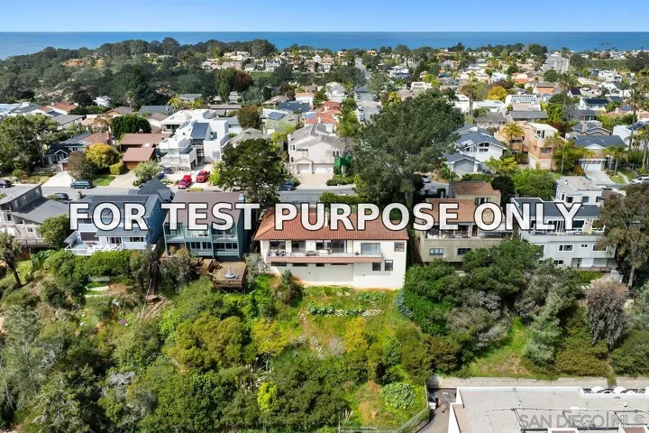 Demo/Test Data 13695 Mira Montana, Del Mar, CA 92014