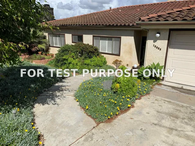 Demo/Test Data 13695 Mira Montana, Del Mar, CA 92014