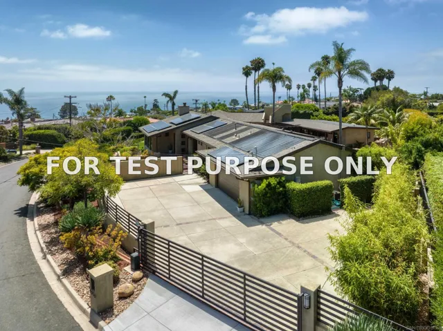 Demo/Test Data 5976 Germaine Lane, La Jolla, CA 92037