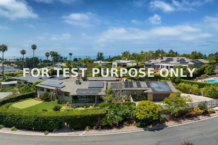 Demo/Test Data 5976 Germaine Lane, La Jolla, CA 92037