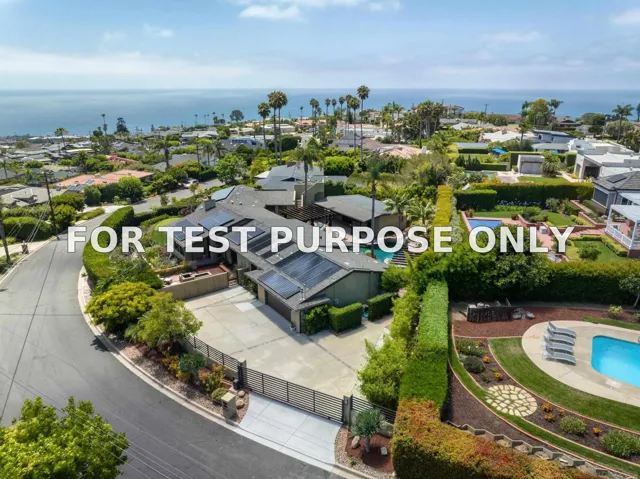 Demo/Test Data 5976 Germaine Lane, La Jolla, CA 92037