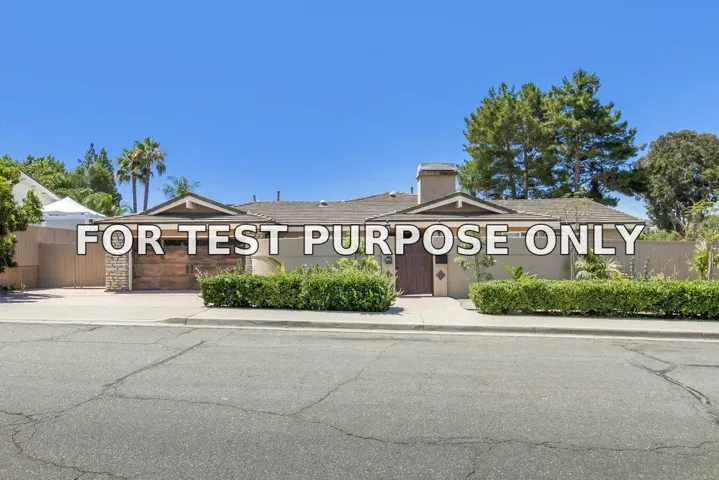 Demo/Test Data 12301 Frontera Rd, San Diego, CA 92128