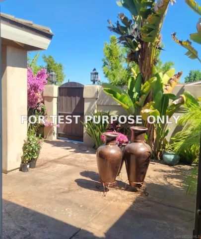 Demo/Test Data 12301 Frontera Rd, San Diego, CA 92128