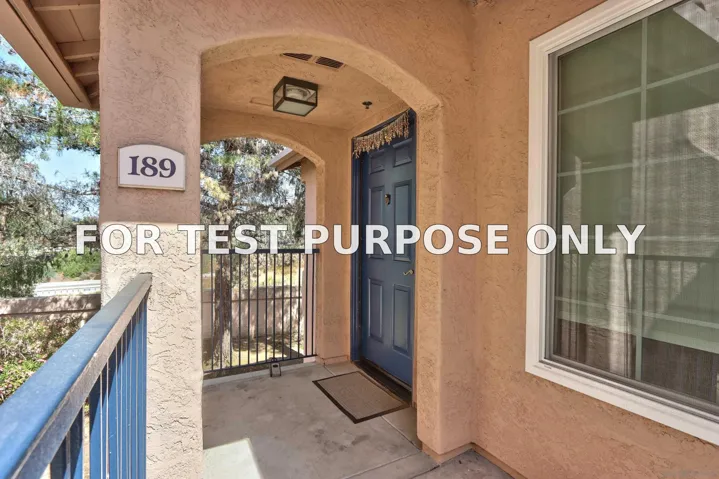 Demo/Test Data 18736 Caminito Cantilena Unit 189, San Diego, CA 92128