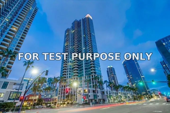 Demo/Test Data 1159 Pacific Highway Unit 106, San Diego, CA 92101